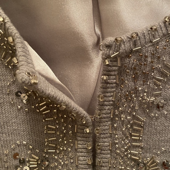 Cami NYC Gray Embellished Cardigan - Picture 6 of 6